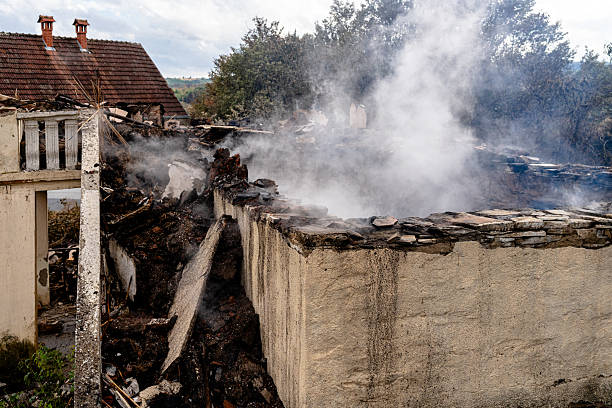 Professional Fire Damage Removal technician working in Willingboro, NJ